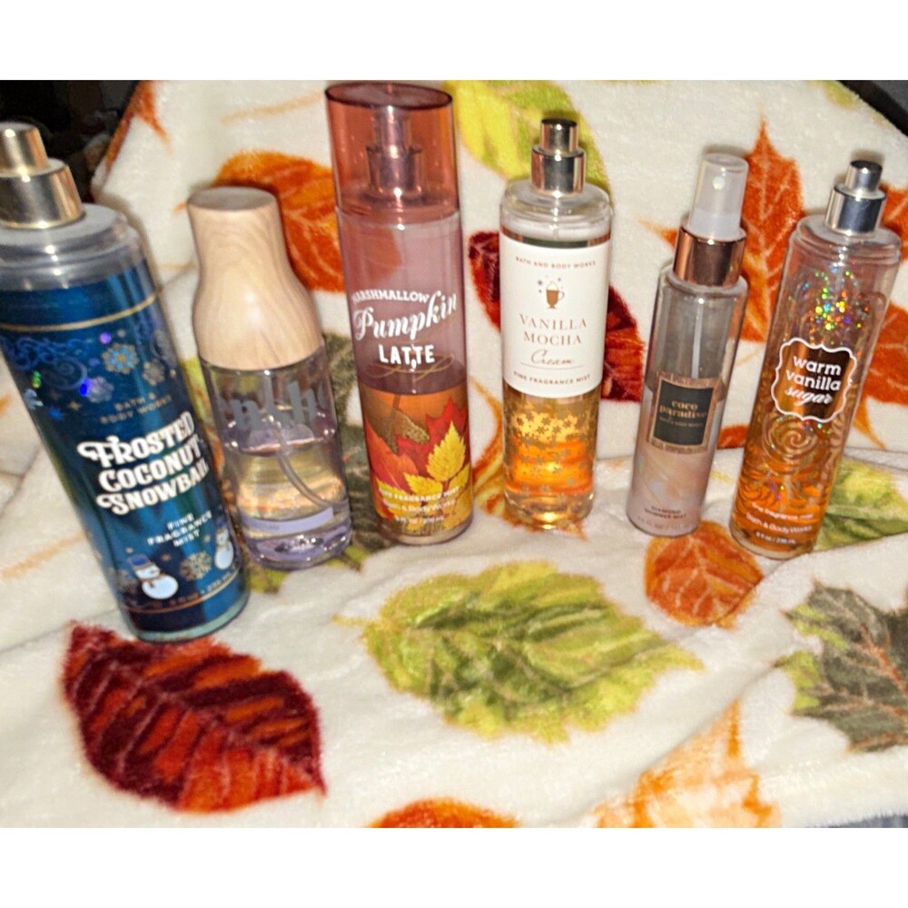 Bath & Body Works Body Mist Multipack Lot, Fine Fragrance Mist Spray, Unisex